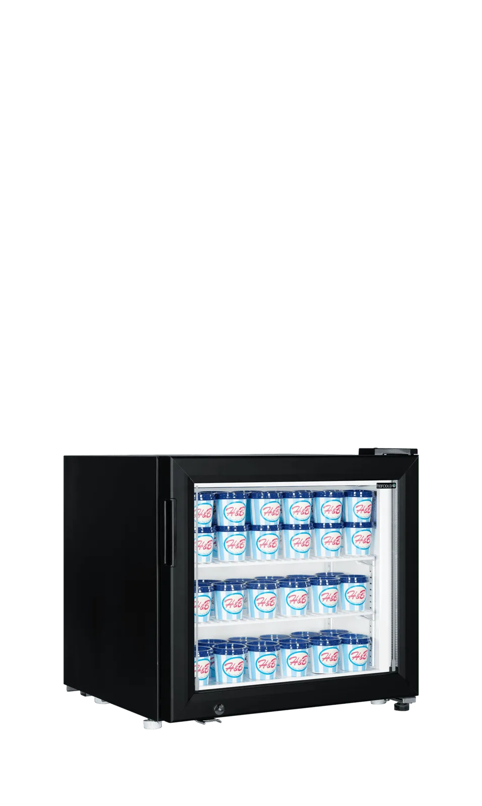 UF50G Black Glass Door Display Freezer - Image 2