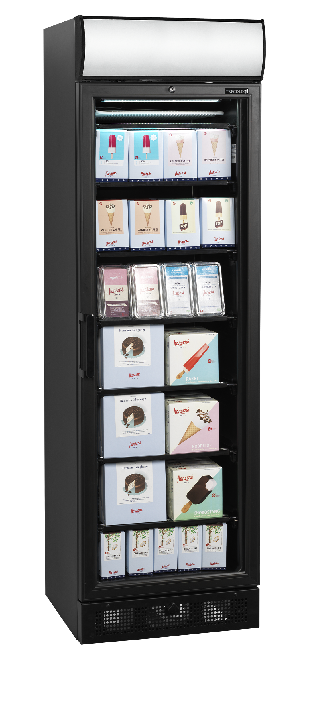 UFSC371GCP Black Glass Door Freezer - Image 2