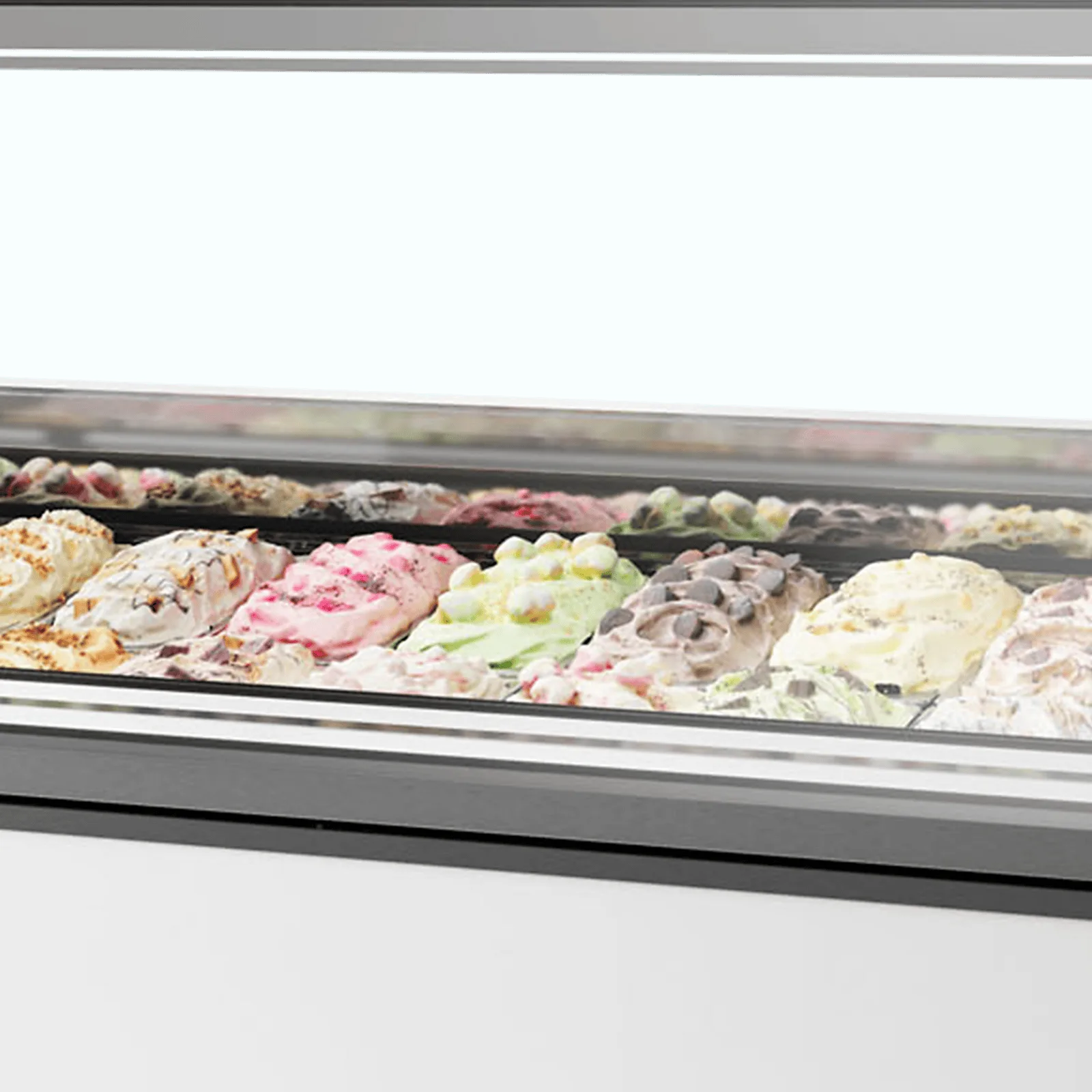 MILLENNIUM ST12 Ventilated Scoop Ice Cream Display - Image 2