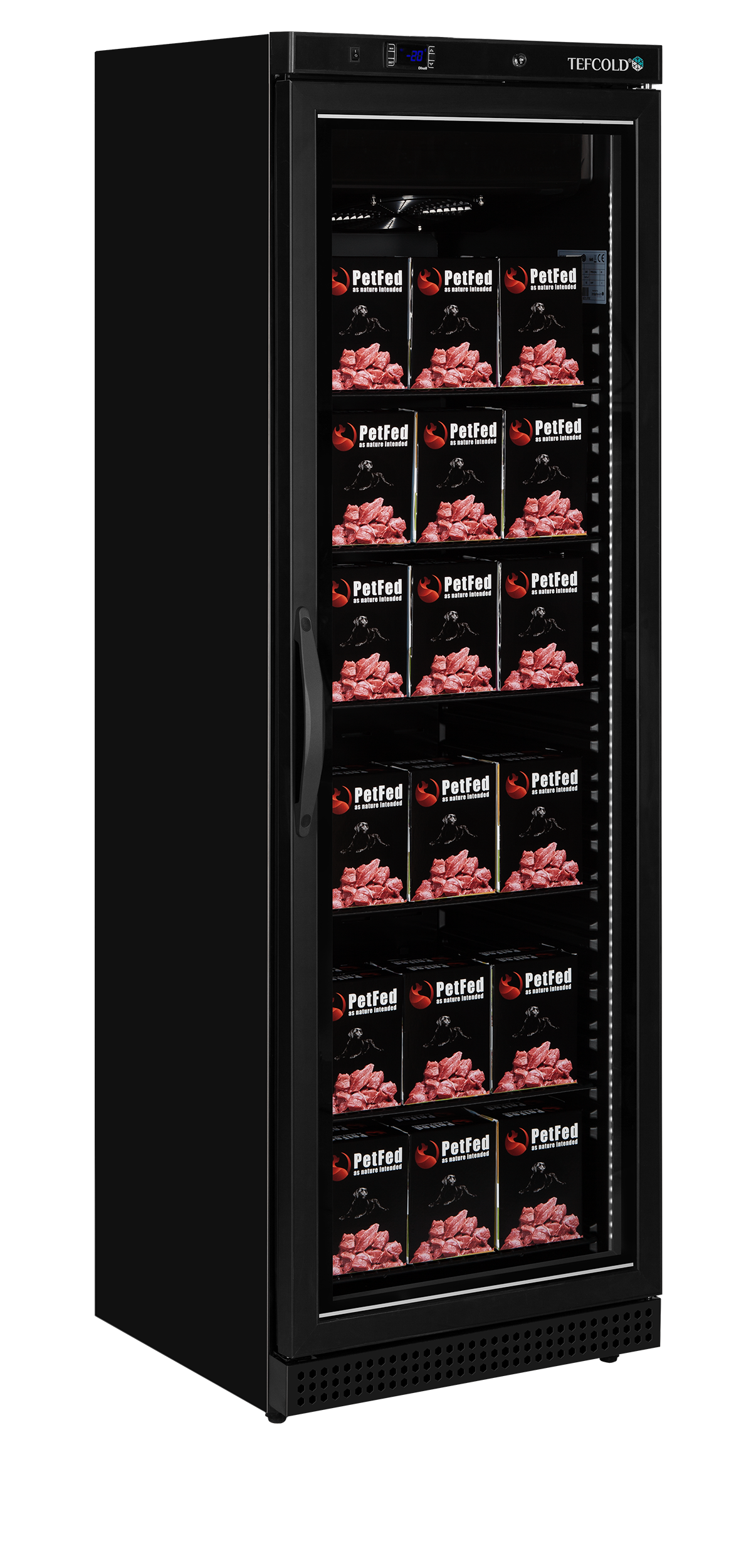 UF400VGB Glass Door Display Freezer - Image 2