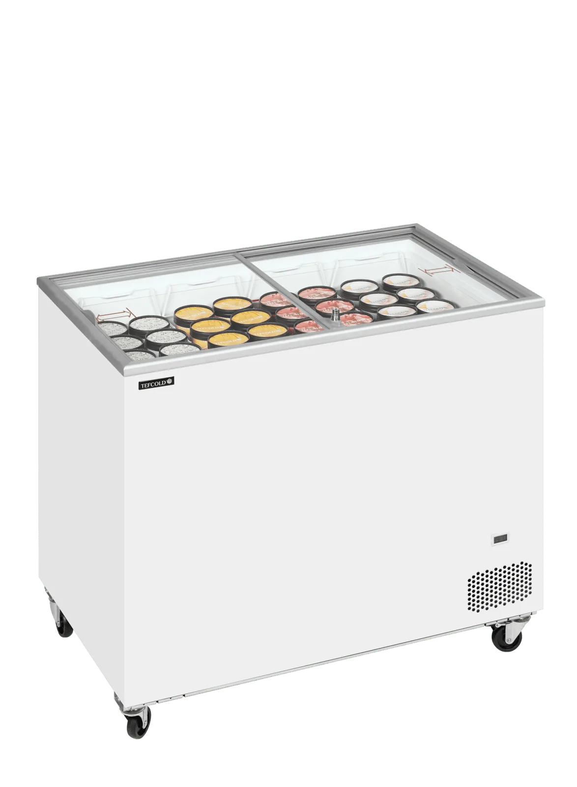 IC301SC Sliding Flat Glass Lid Chest Freezer - Image 2