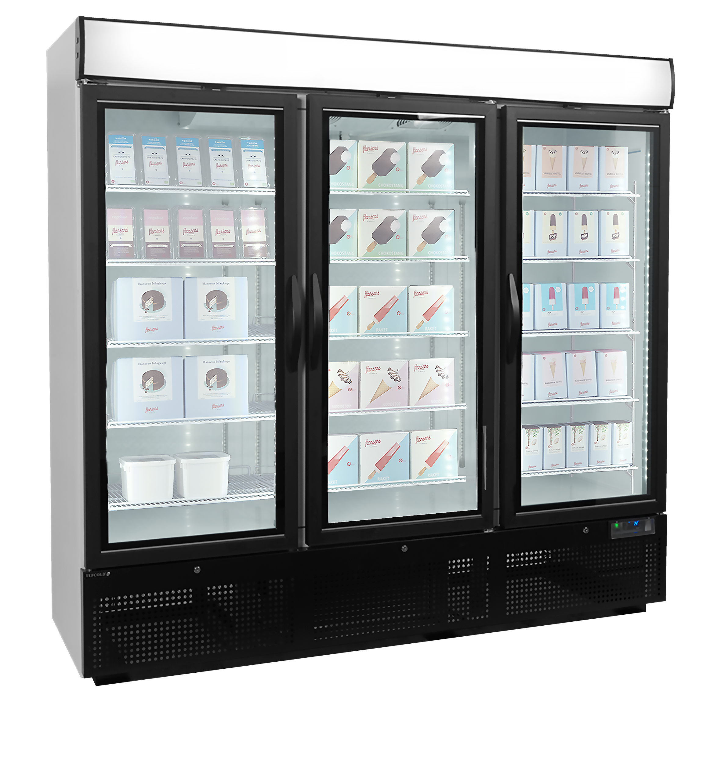 NF7500G Glass Door Display Freezer - Image 2