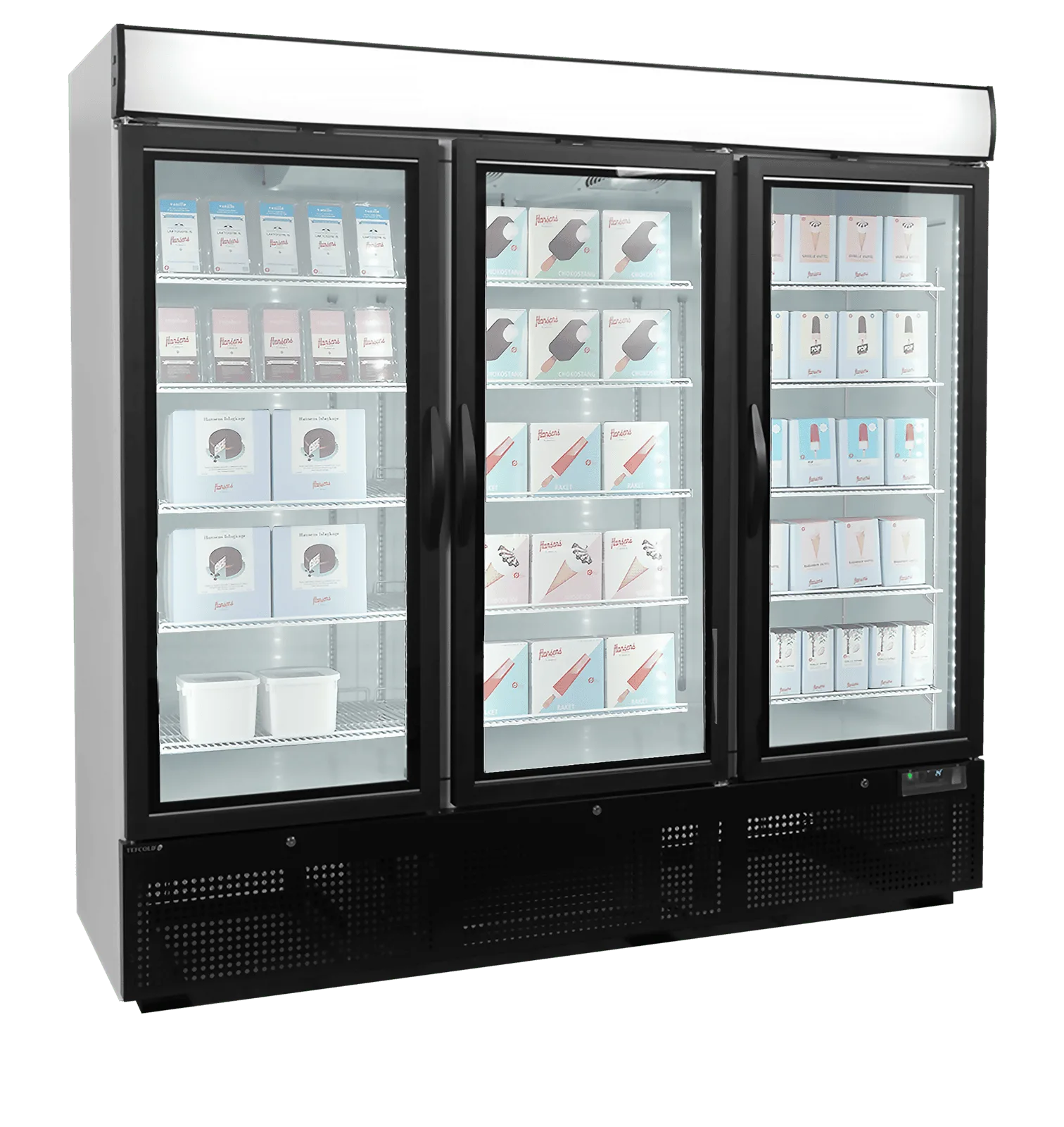 NF7500G Glass Door Display Freezer - Image 2