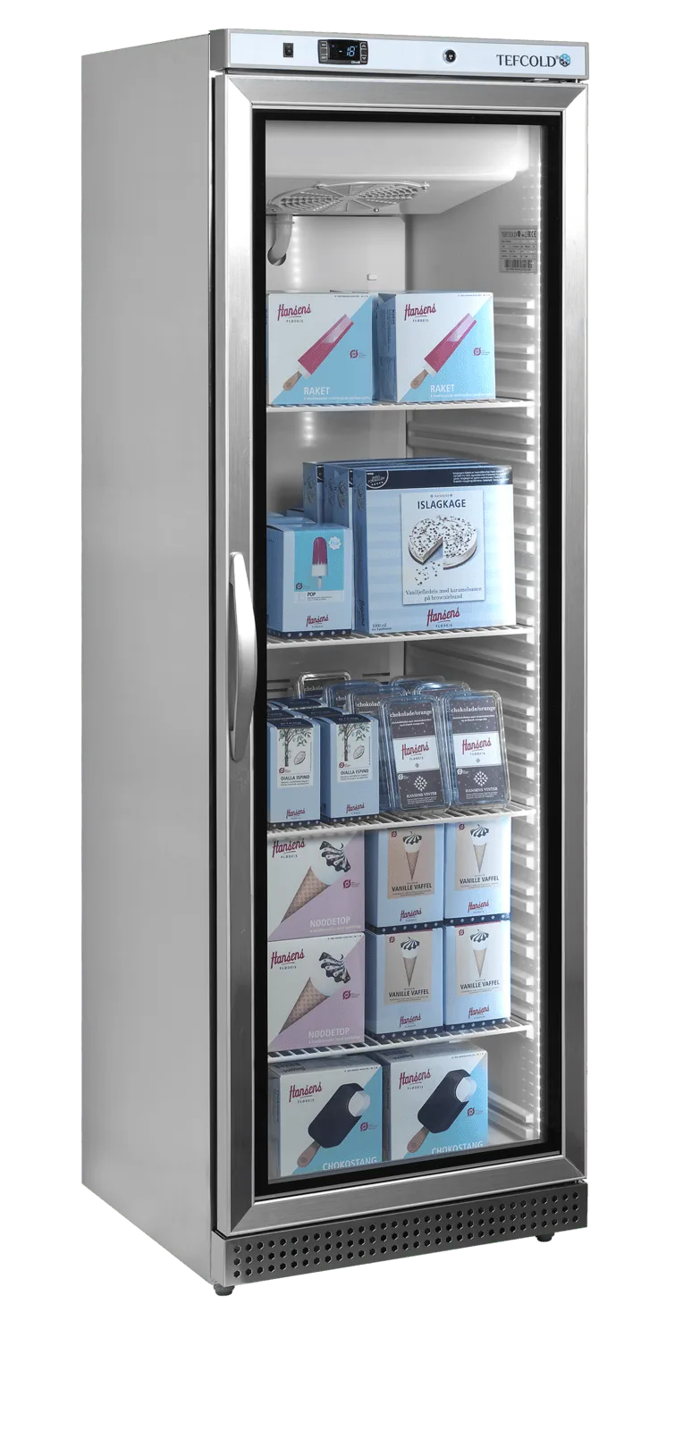 UF400VSG Glass Door Display Freezer - Image 2