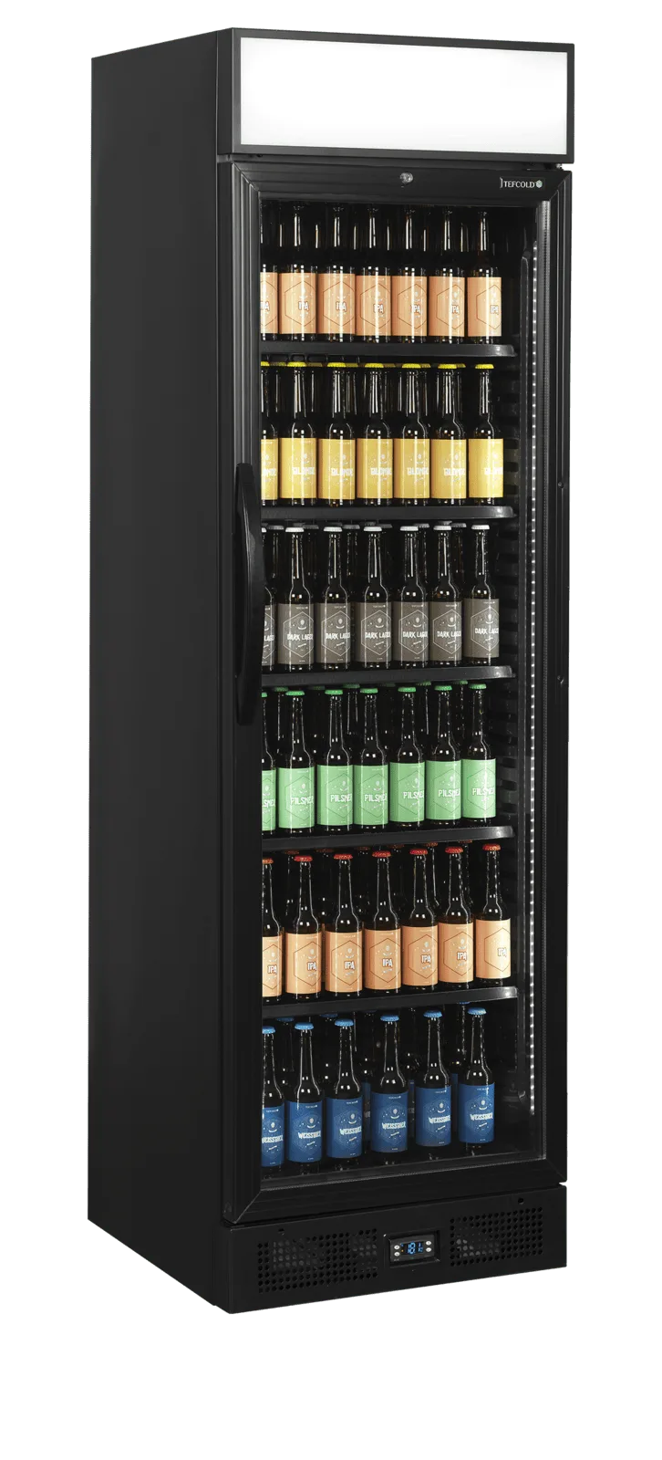 CEV435CP BLACK Glass Door