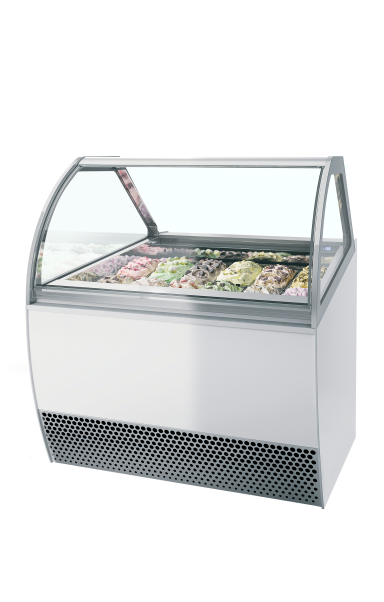 MILLENNIUM LX12 Ventilated Scoop Ice Cream Display