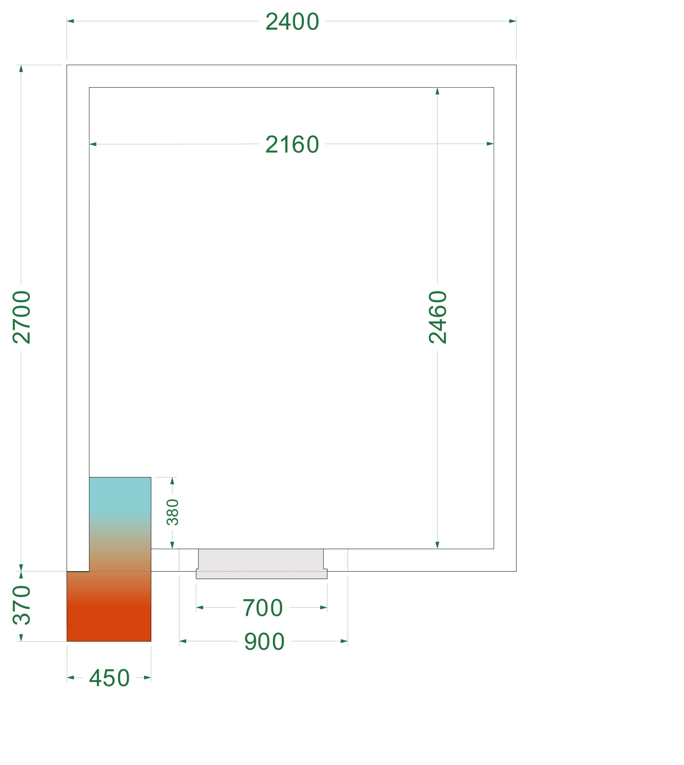 CRNF2427 Freezer Room