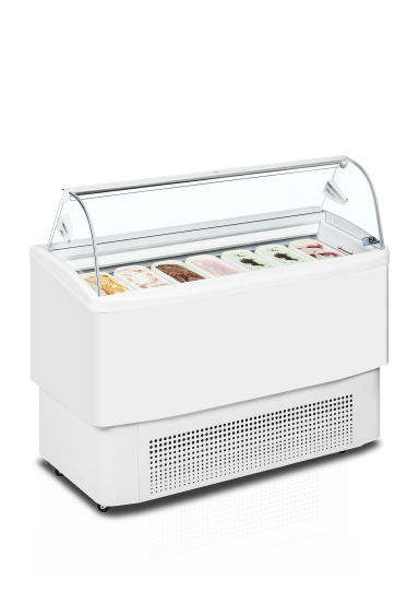 FIJI 7 Ventilated Scoop Ice Cream Display