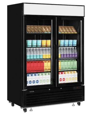 LGC5000 Black Glass Door Merchandiser