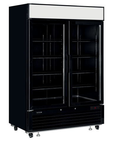 LGF5000 BLACK Glass Door Display Freezer