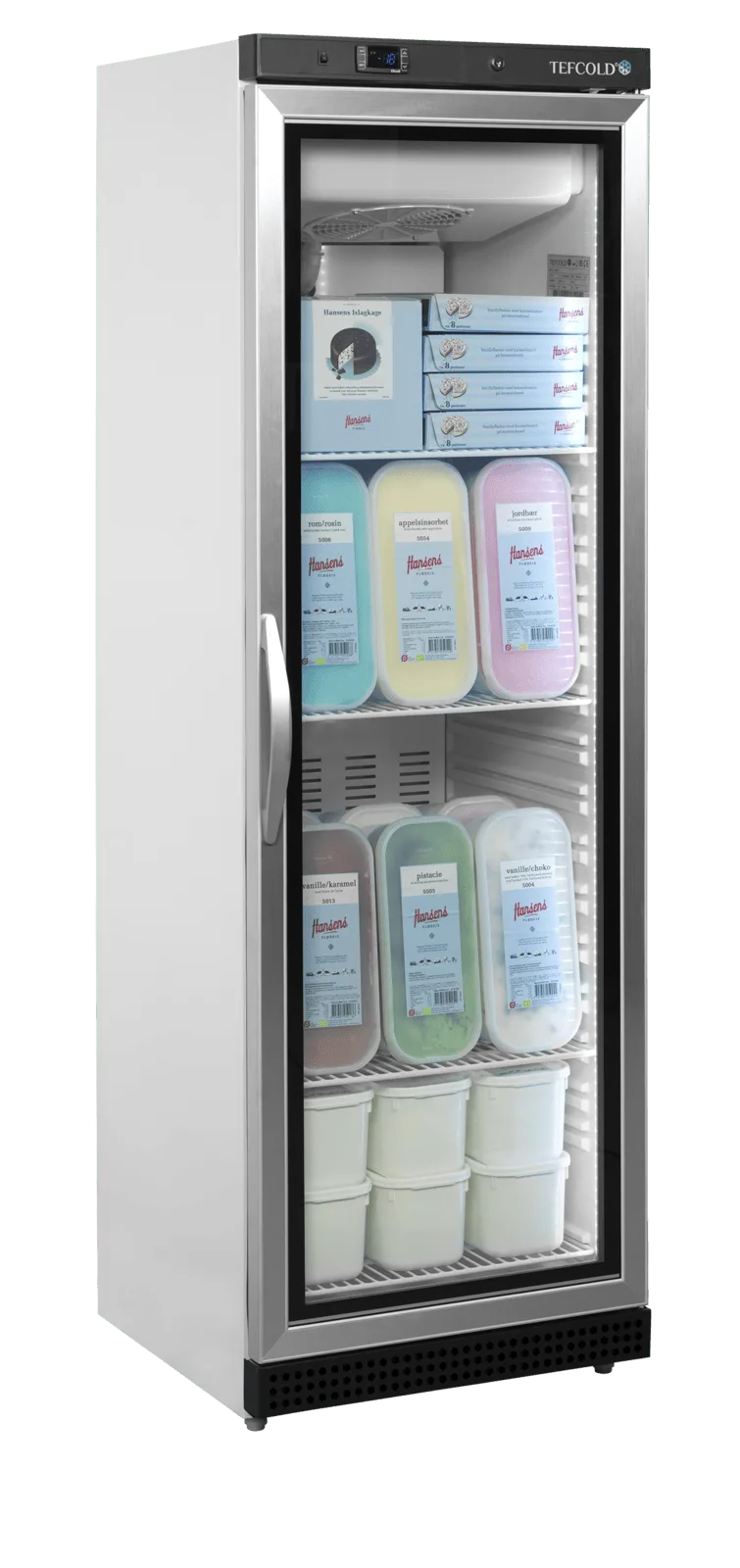 UF400VG Glass Door Display Freezer - Image 2