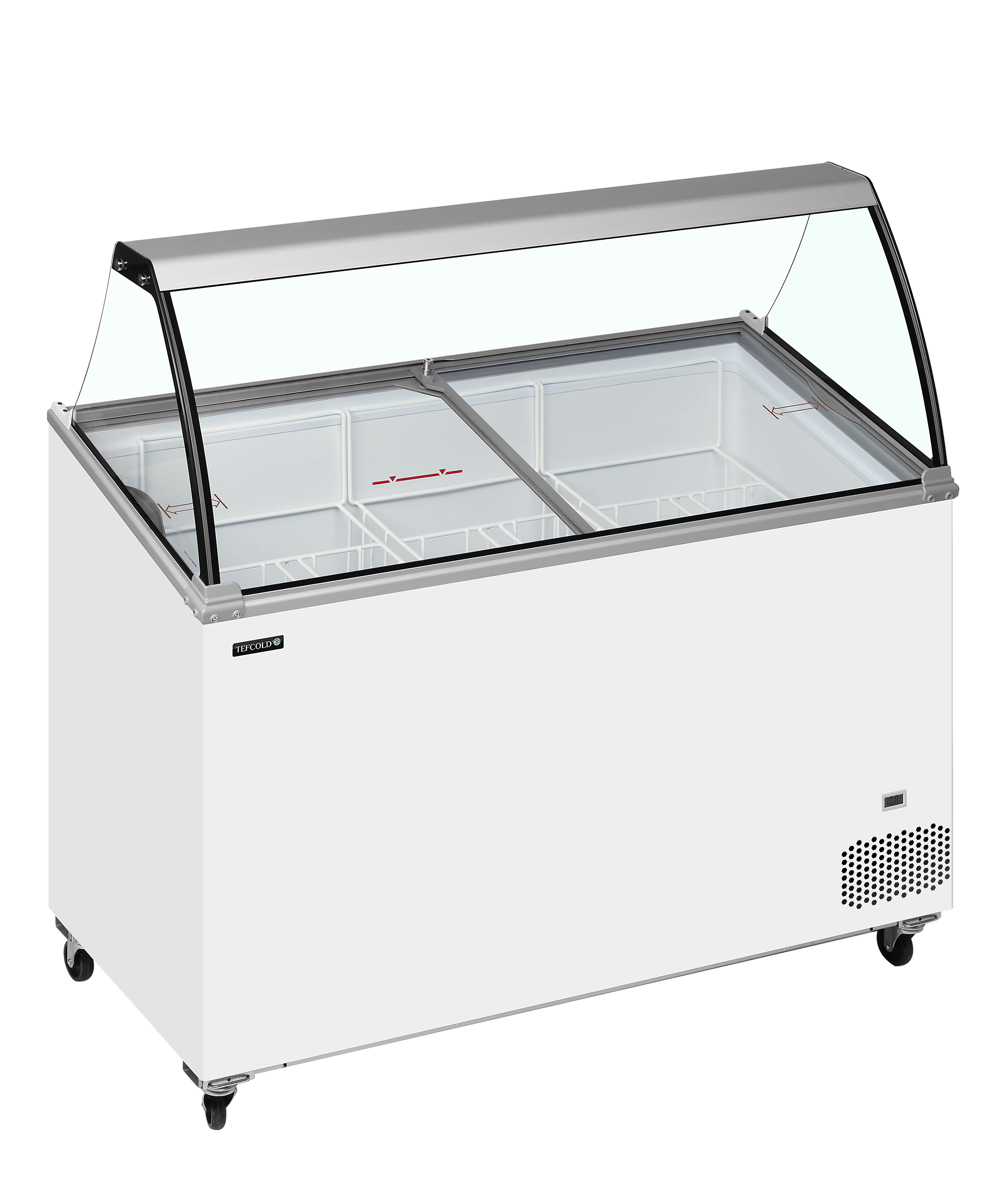 IC401SCE + CANOPY Scoop Ice Cream Display