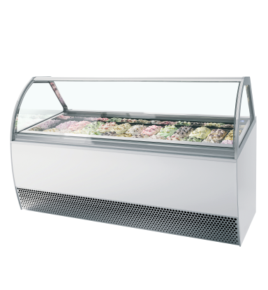 MILLENNIUM LX24 Ventilated Scoop Ice Cream Display