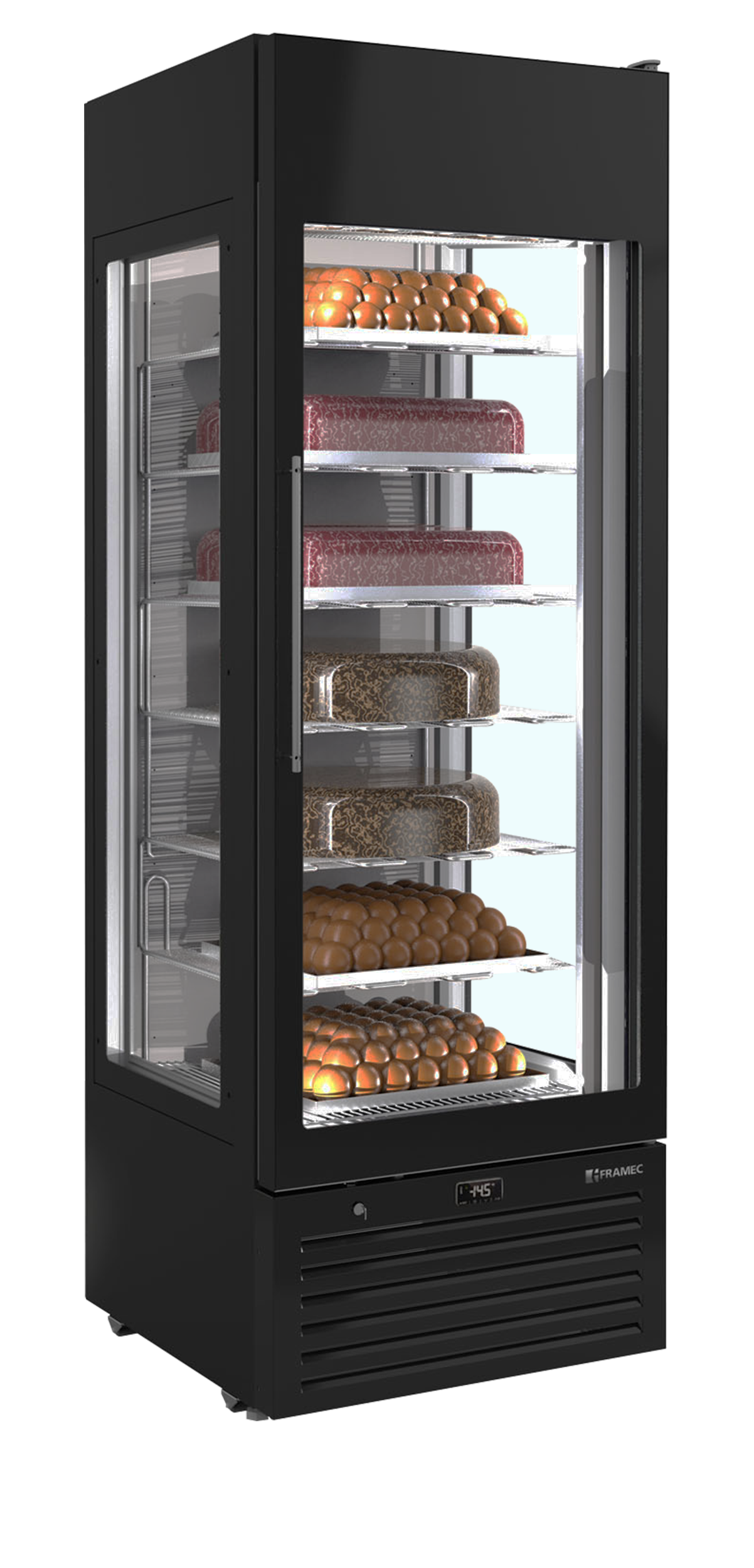 VENERE NS Glass Display Freezer