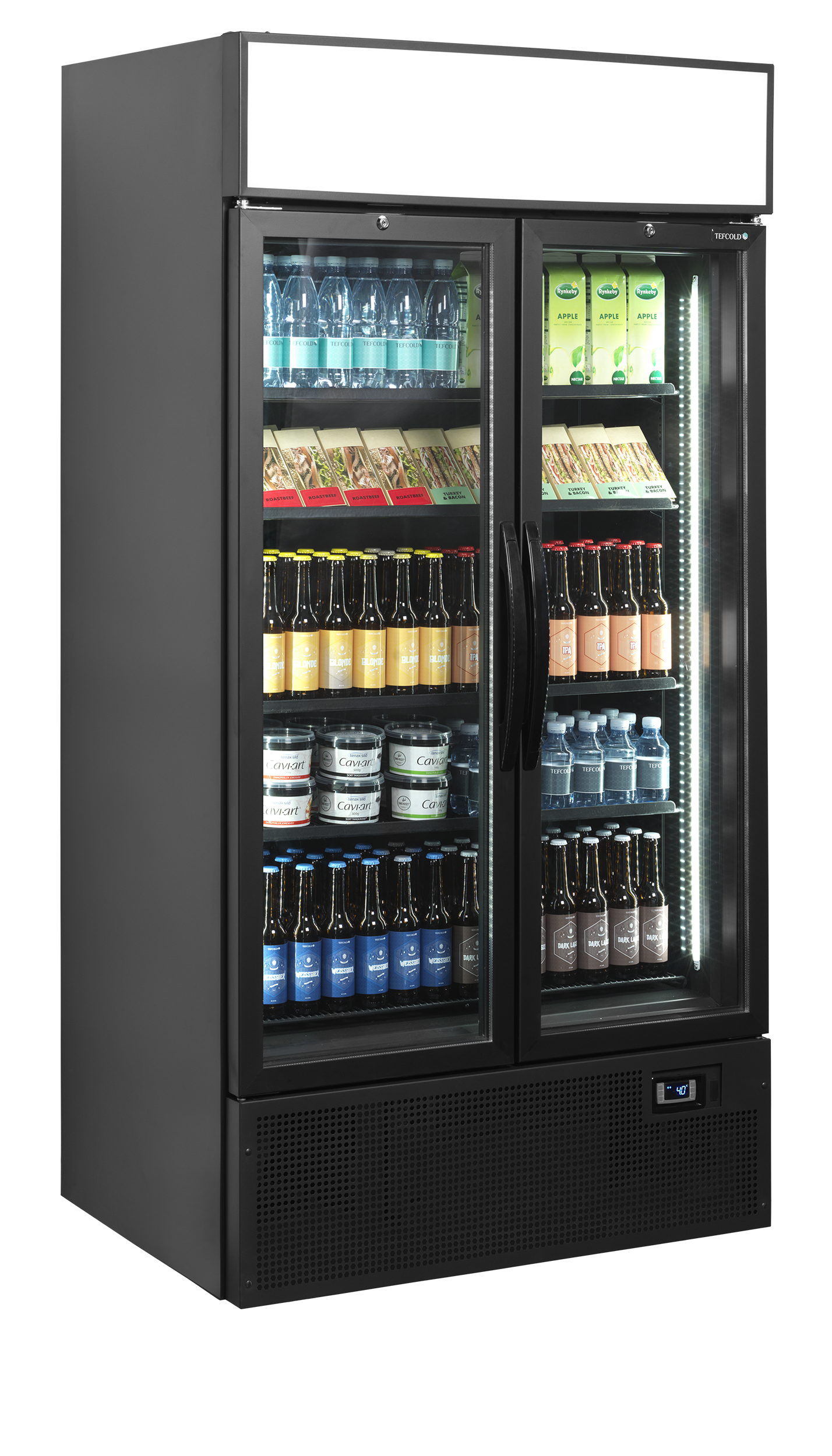 FSC1000H BLACK Glass Door Merchandiser - Image 2