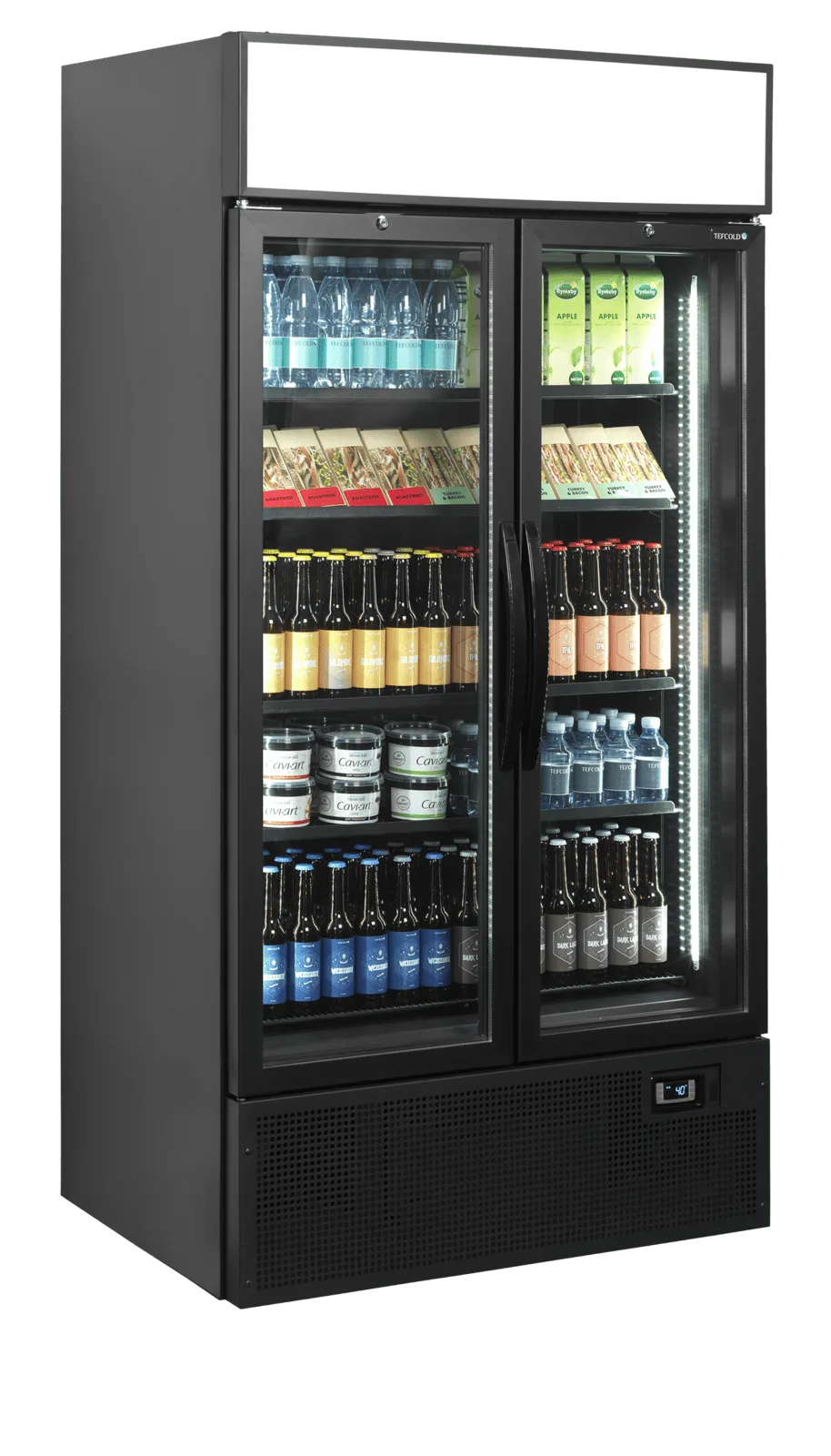 FSC1000H BLACK Glass Door