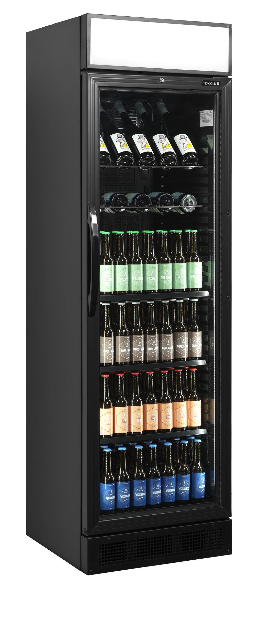 CEV425CP BLACK Glass Door Merchandiser - Image 2