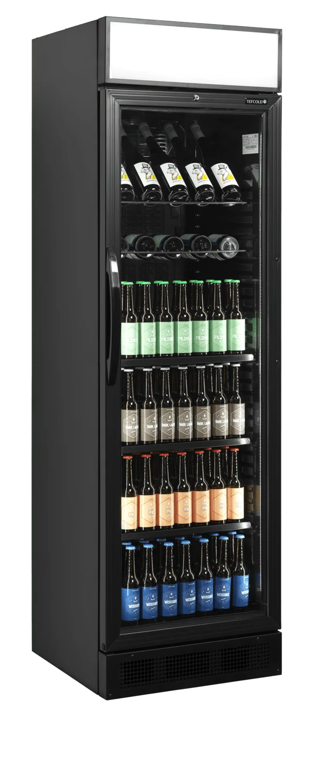 CEV425CP BLACK Glass Door