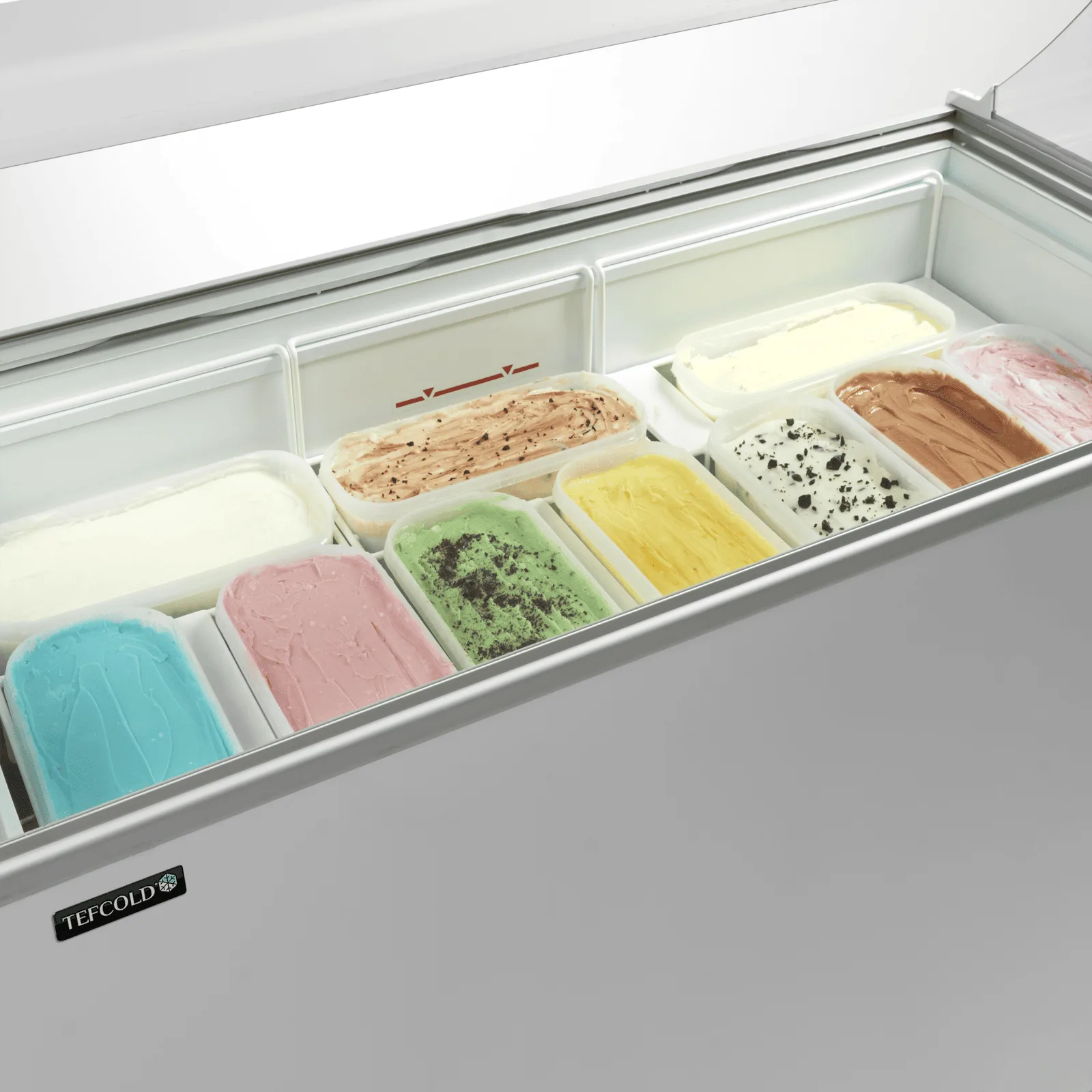 IC401SC + CANOPY Scoop Ice Cream Display w/Baskets - Image 3