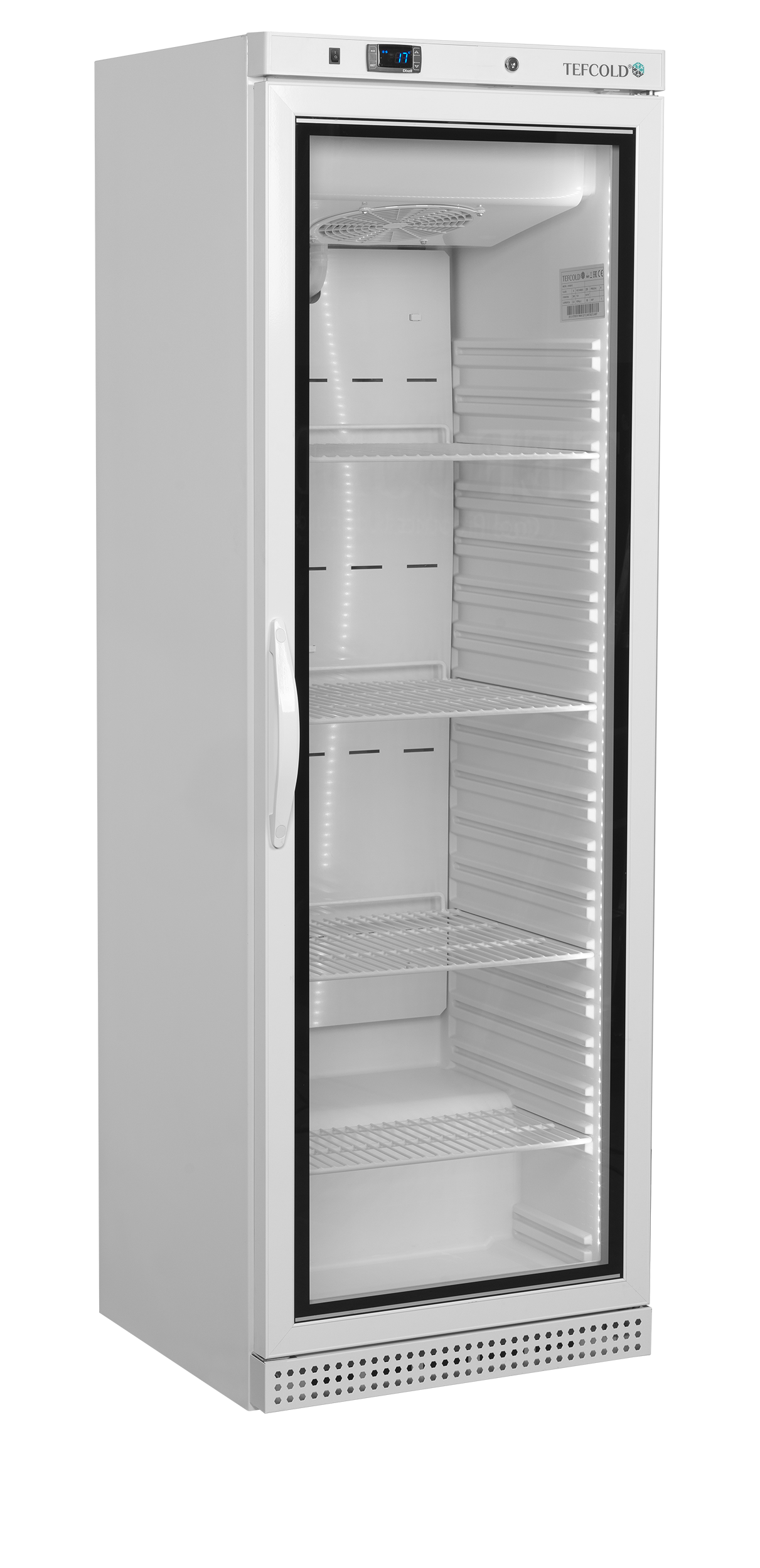 UF400VGW Glass door display freezer