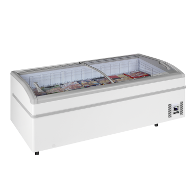 SUPER 220DE White High Vision Supermarket Freezer