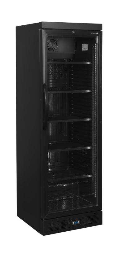 CEV435 BLACK Glass Door Merchandiser