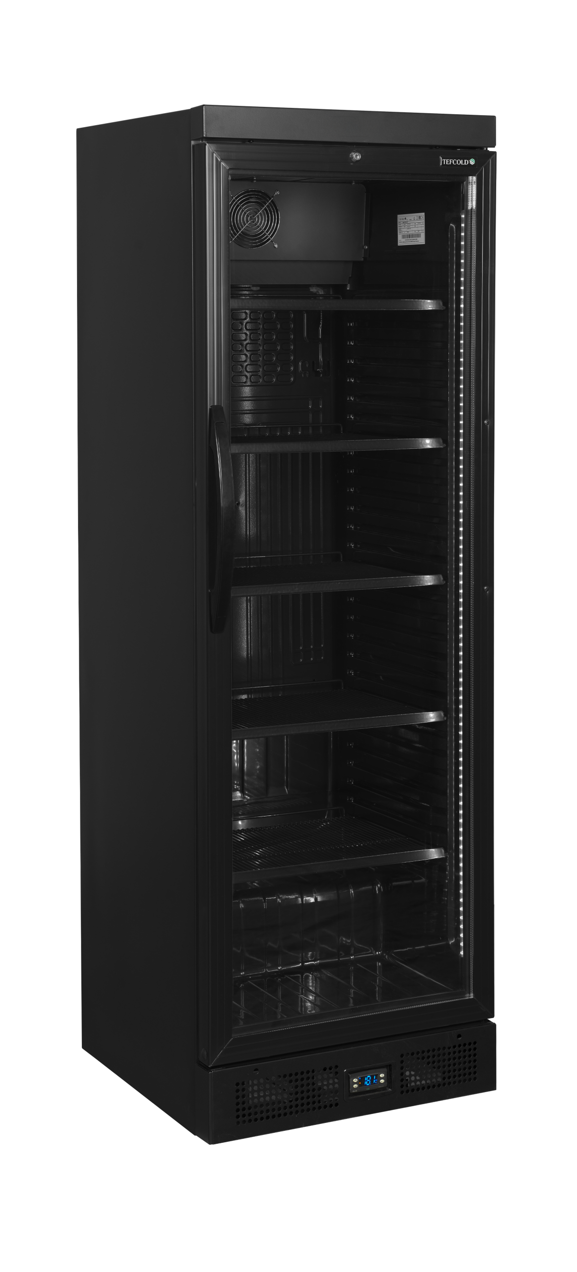 CEV435 BLACK Glass Door Merchandiser