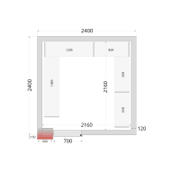 CRNF2424 Shelf Kit