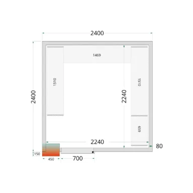CRPF2424 Shelf Kit CRPF2424