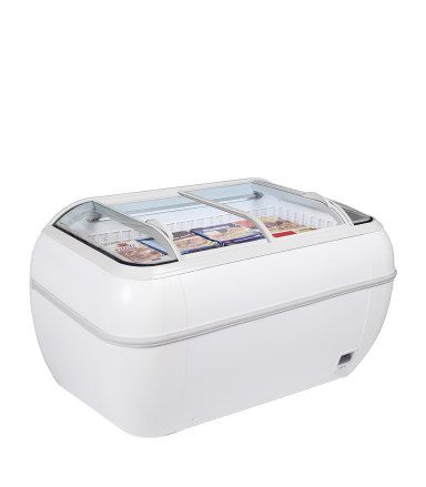 DUPLA 2.2DE HC White High Vision Freezer