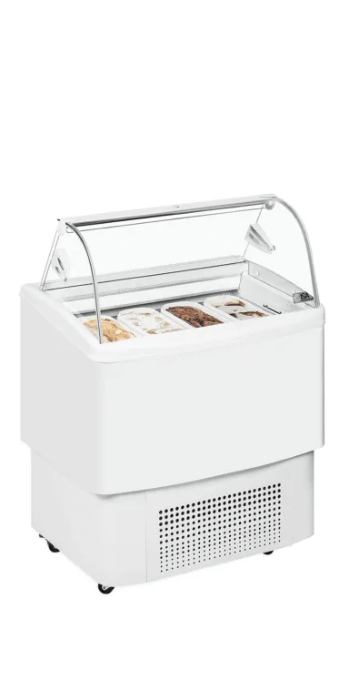 FIJI 4 Ventilated Scoop Ice Cream Display