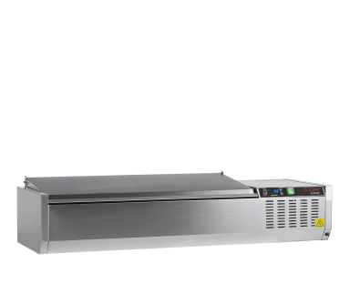 GVC33-120 S/S Gastronorm Topping Shelf  With Lid