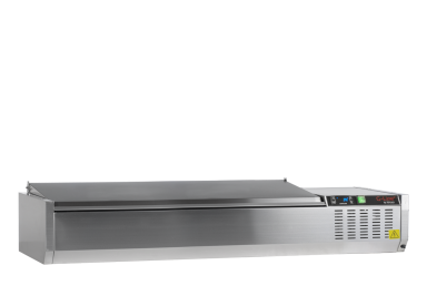 GVC33-150 S/S Gastronorm Topping Shelf  With Lid