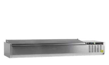 GVC33-180 S/S Gastronorm Topping Shelf With Lid