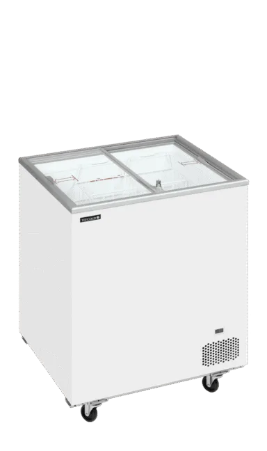 IC201SC Sliding Flat Glass Lid Chest Freezer