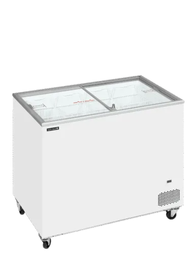 IC301SC Sliding Flat Glass Lid Chest Freezer
