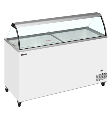 IC501SC + CANOPY  Scoop Ice Cream Display w/Baskets