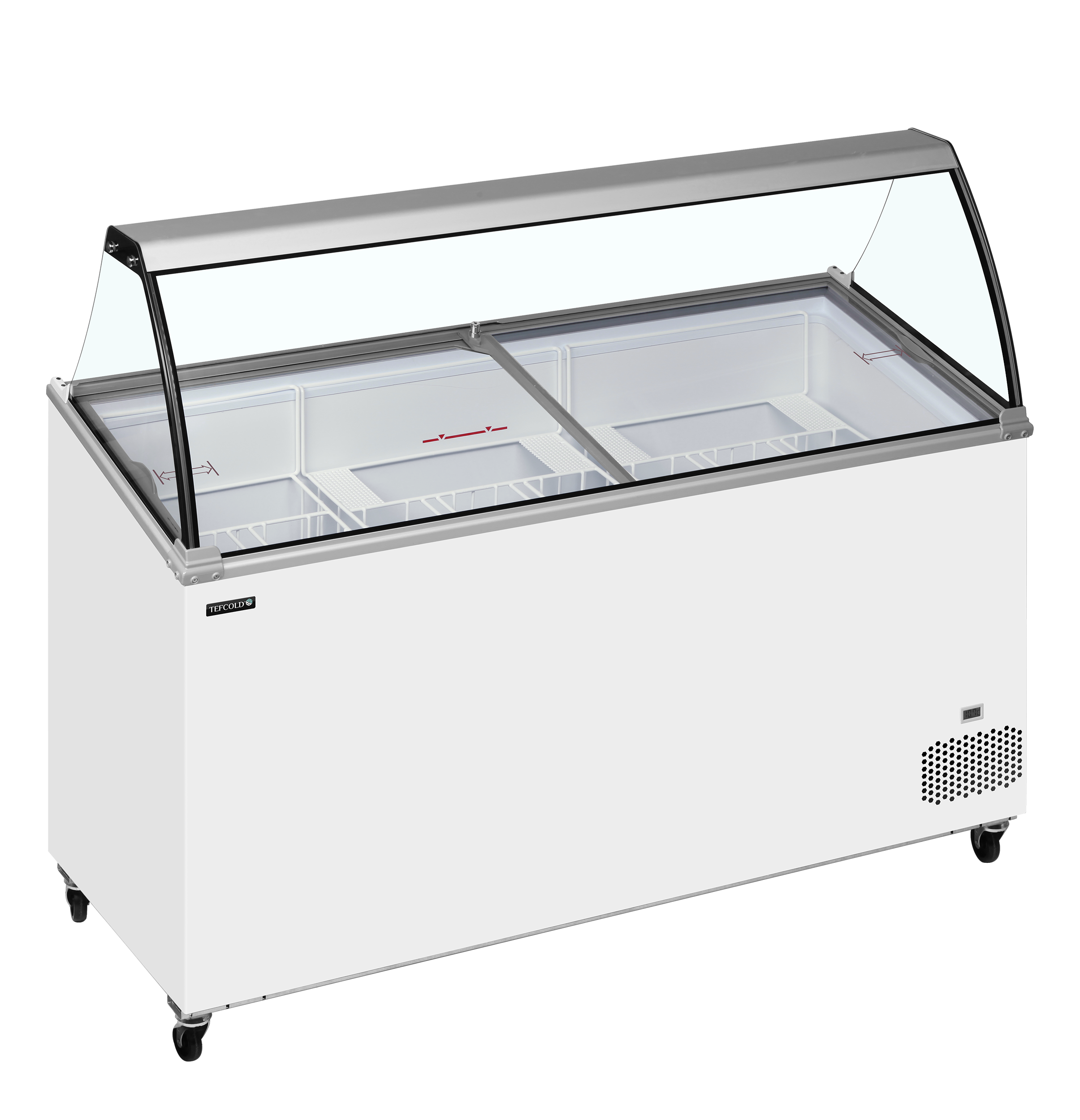 IC501SCE + CANOPY Scoop Ice Cream Display