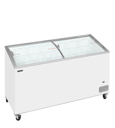 IC501SCEB Sliding Curved Glass Lid Chest Freezer