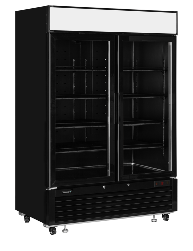 LGC5000 Black Glass Door Merchandiser