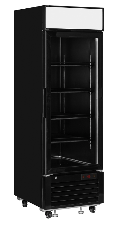LGF2500 Black Glass Door Display Freezer