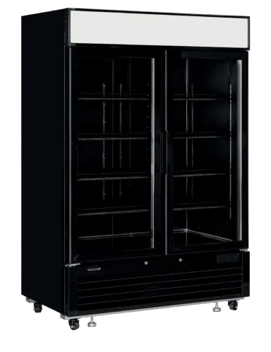 LGF5000 BLACK Glass Door Display Freezer