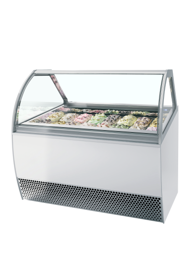 MILLENNIUM LX16 Ventilated Scoop Ice Cream Display