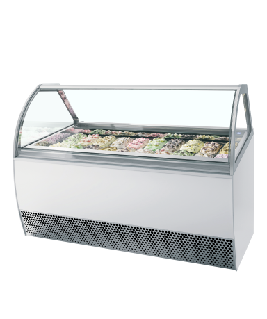 MILLENNIUM LX20 Ventilated Scoop Ice Cream Display