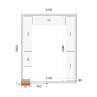Shelf Rack System Kit CRPF2430