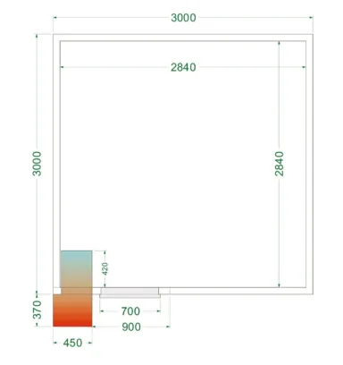 Shelf Rack System Kit CRPF3030