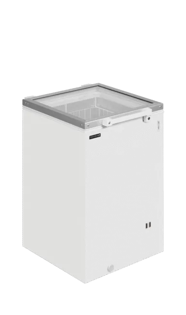 ST160 Hinged Glass Lid Chest Freezer