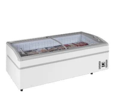 SUPER 200DE White High Vision Supermarket Freezer