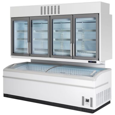 SUPER ARV215DE Panoramic Top Case Freezer