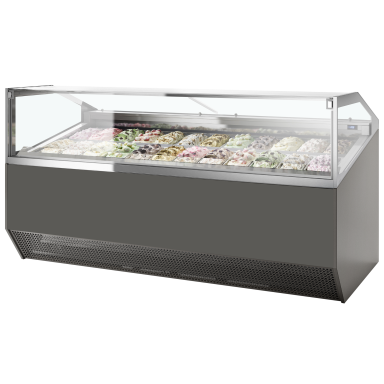 SUPER CAPRI 12 Ventilated Scoop Ice Cream Display